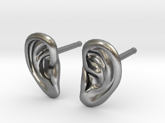 Ear-rings in Natural Silver