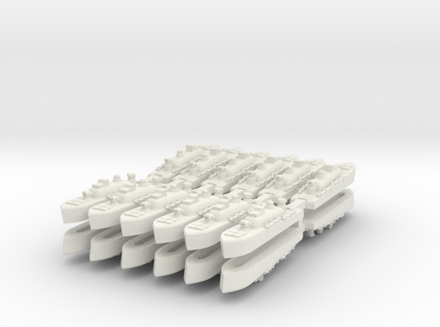 9-torpBoat x24 in White Natural Versatile Plastic