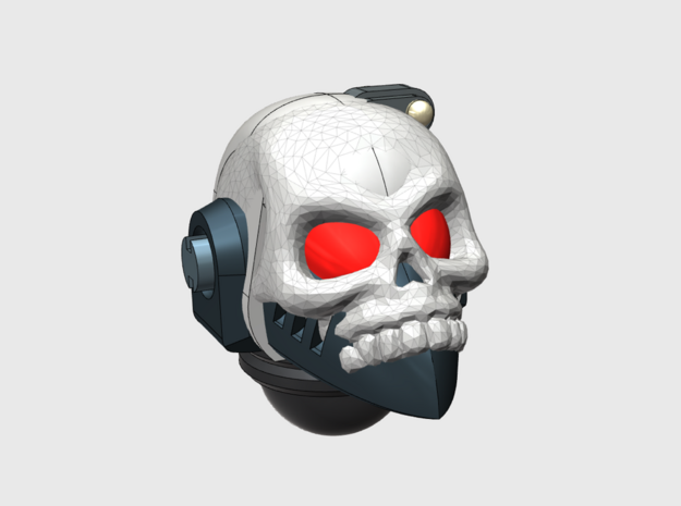 10x Skull Face - G:6 Crow Helmets in Tan Fine Detail Plastic