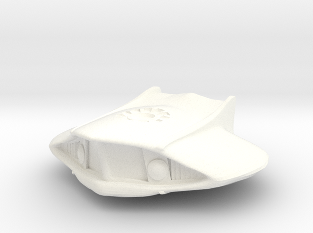 VTTBOTS - Flying Sub 5in in White Processed Versatile Plastic
