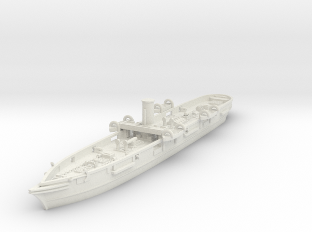 1/600 CSS Alabama  in White Natural Versatile Plastic