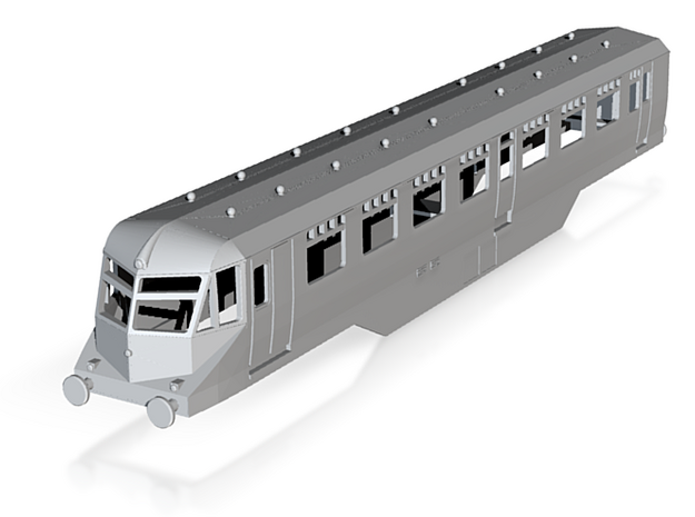 0-148fs-gwr-railcar-buffet-36-38-1a in Tan Fine Detail Plastic