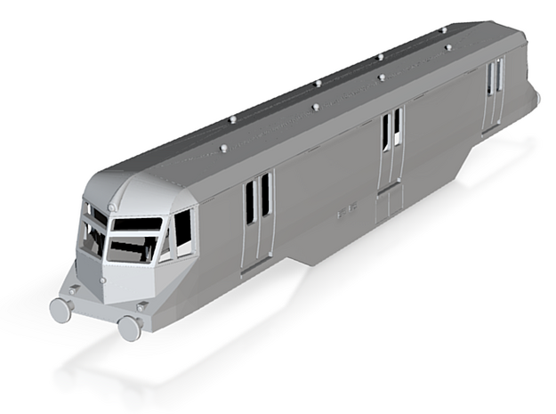 0-148fs-gwr-parcels-railcar-34-1a in Tan Fine Detail Plastic