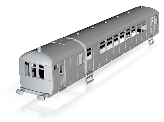 o-120fs-lner-sentinel-d88-railcar in Tan Fine Detail Plastic