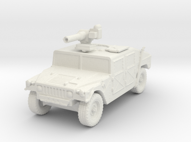 Humvee TOW M966 1/100 in White Natural Versatile Plastic