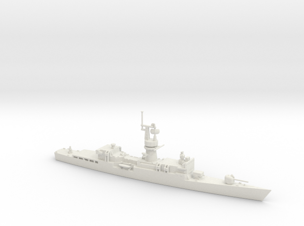 1/350 Scale USS Knox Frigate in White Natural Versatile Plastic
