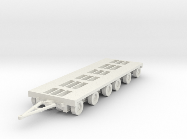 Culemeyer Trailer 6 axis 1/56 in White Natural Versatile Plastic