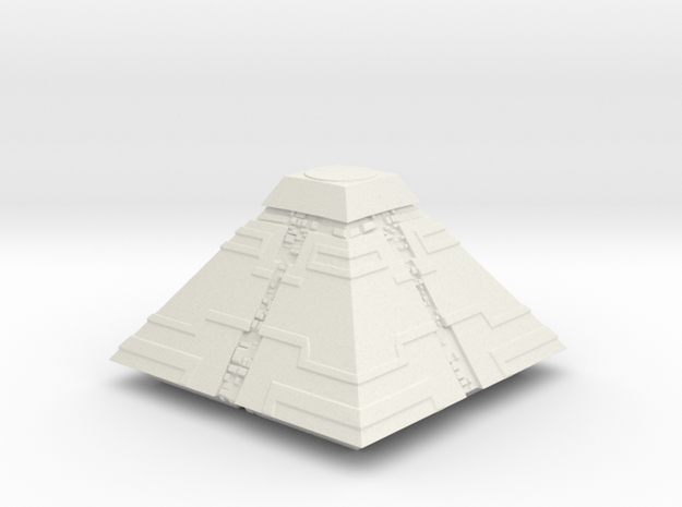 Borg Tactical Pyramid in White Natural Versatile Plastic