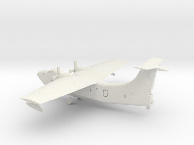 1/350 Scale Martin P5M-2 Marlin w Gear in White Natural Versatile Plastic