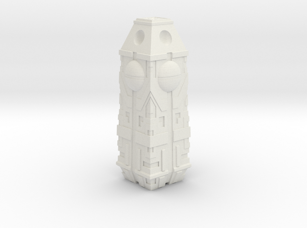 Borg Obelisk in White Natural Versatile Plastic