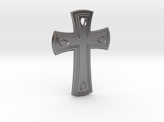 Integra's Hellsing's Crucifix Pendant in Processed Stainless Steel 316L (BJT)