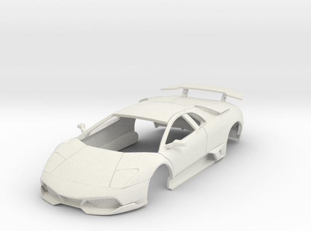 Lamborghini Murcielago SV in White Natural Versatile Plastic