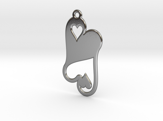 Opposing_Hearts in Polished Silver