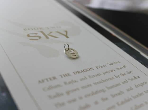 Sky Primal Charm | The Dragon Prince  in Polished Silver
