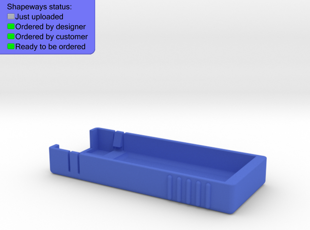 CC2531 USB Evaluation ModuleRF case   in Blue Processed Versatile Plastic