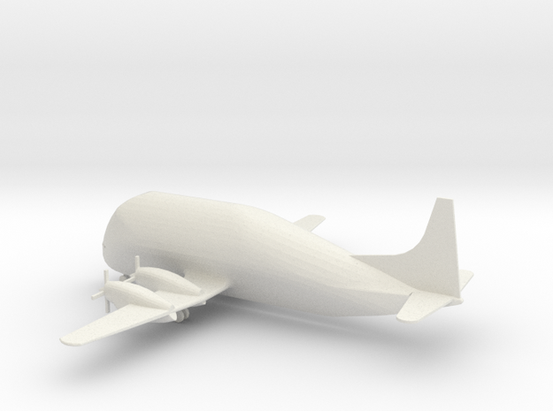 1/350 Scale Aero Spacelines Super Guppy in White Natural Versatile Plastic