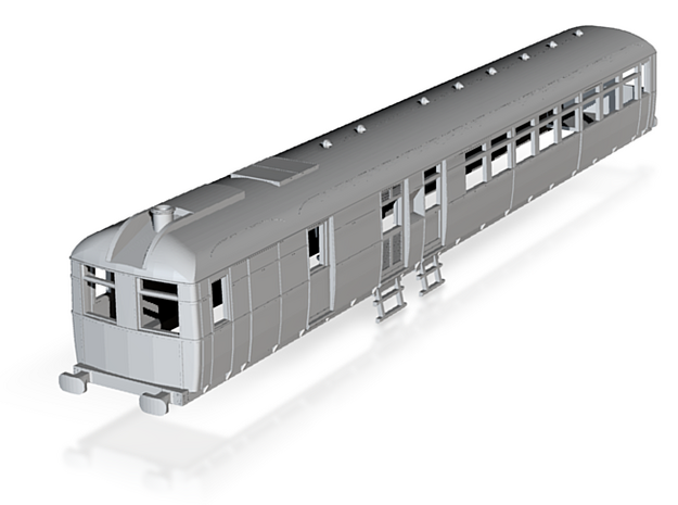 o-120fs-lner-sentinel-d159-railcar in Tan Fine Detail Plastic