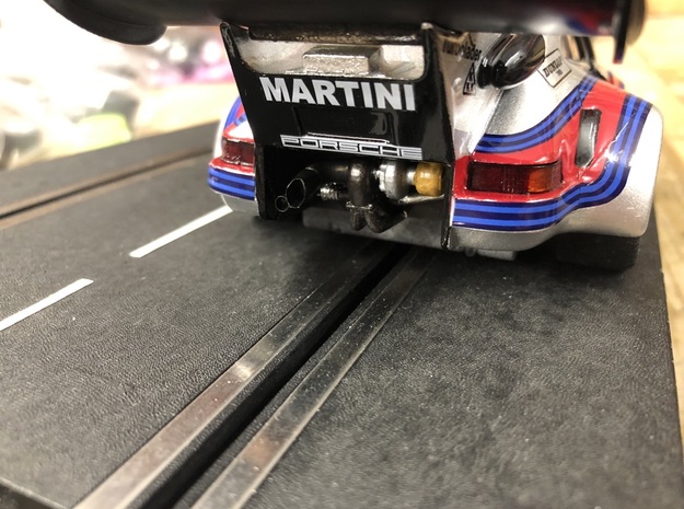 Engine Dummy Porsche RSR Turbo ESCI Italieri in Tan Fine Detail Plastic
