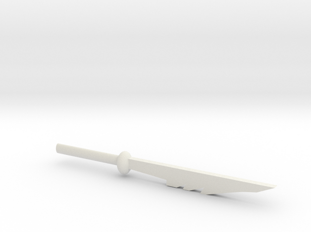 sword1 in White Natural Versatile Plastic