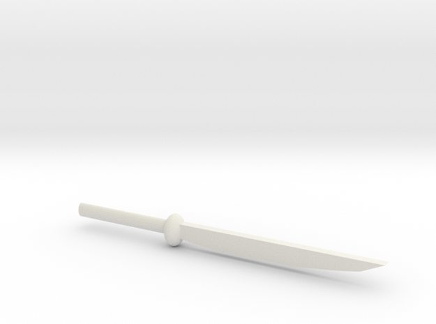 sword3 in White Natural Versatile Plastic
