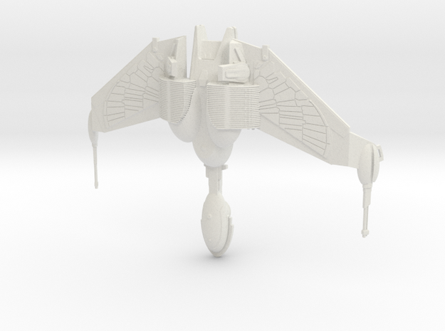 3788 Klingon D-32 KVort class in White Natural Versatile Plastic