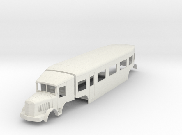 o-43-micheline-type-11-railcar in White Natural Versatile Plastic