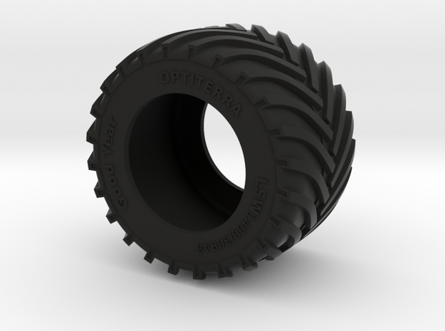LSW 1400/30R46 Reifen in Black Premium Versatile Plastic: 1:32