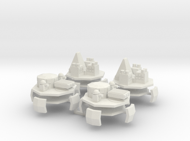 9 Air Fort 1&2 x4 in White Natural Versatile Plastic