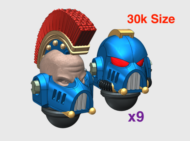 10x Base - G:6m Boxer Masks (Squad 4) in Tan Fine Detail Plastic