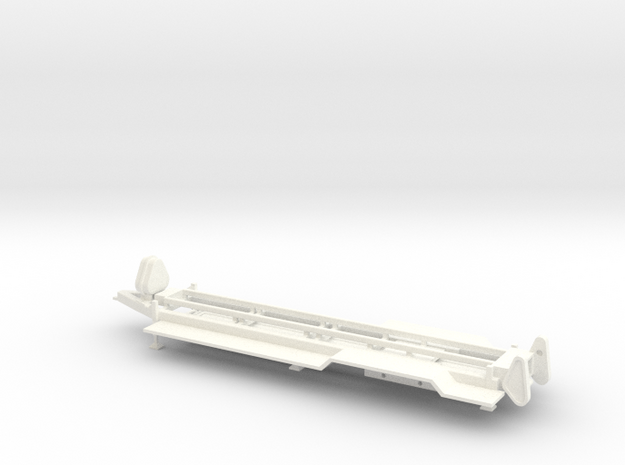 1/64 Corn Grinder- 4 mill- Frame in White Smooth Versatile Plastic