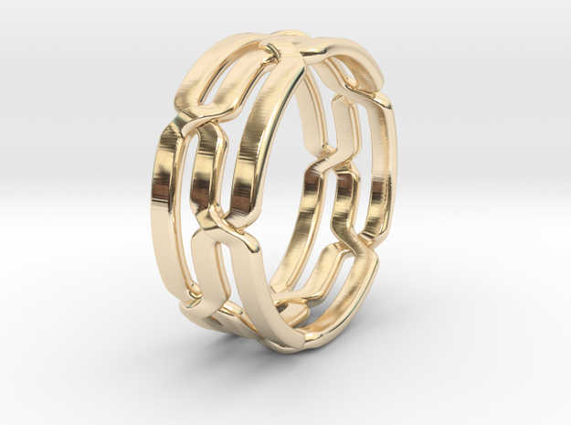 Three Bands in One in 14K Yellow Gold: 6.5 / 52.75