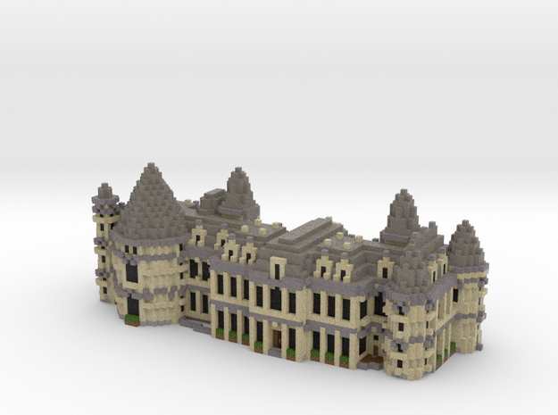 Minecraft Mansion in Natural Full Color Sandstone