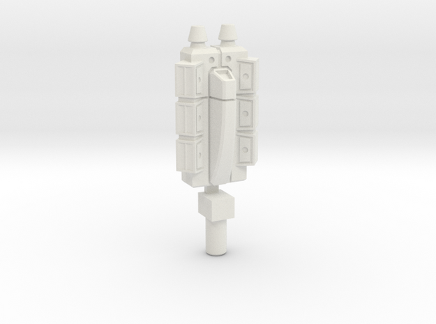  transformers legacy pointblank  engine gun in White Natural Versatile Plastic