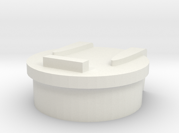 Simple Tender Water Hatch (Small) in White Natural Versatile Plastic