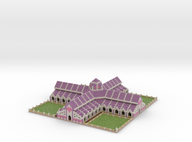 Minecraft Fantasy Stable in Natural Full Color Sandstone