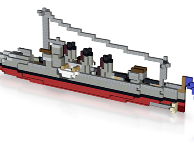 Minecraft Rhs Niki Navy Ship in Natural Full Color Sandstone