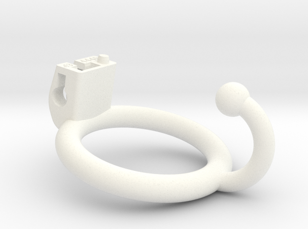 Cherry Keeper Ring G2 - 44x40mm Flat +13° ~42mm BH in White Processed Versatile Plastic