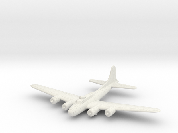 1/200 Boeing B-17F in White Natural Versatile Plastic