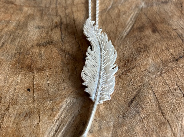 Quill in Natural Silver
