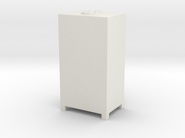 Cyanide Container (single) in White Natural Versatile Plastic