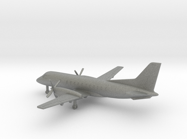 Saab 340 A in Gray PA12: 6mm