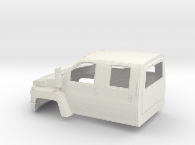 1/25 Chevrolet  Kodiac Cab Shell in White Natural Versatile Plastic