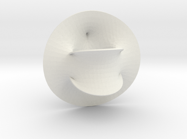 Fermat/K3 Surface in White Natural Versatile Plastic