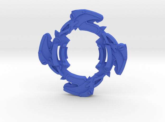 Beyblade Dranzer V | Plastic Gen Attack Ring in Blue Processed Versatile Plastic