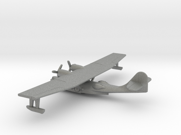 Consolidated PBY-5A Catalina (gears up) in Gray PA12: 6mm