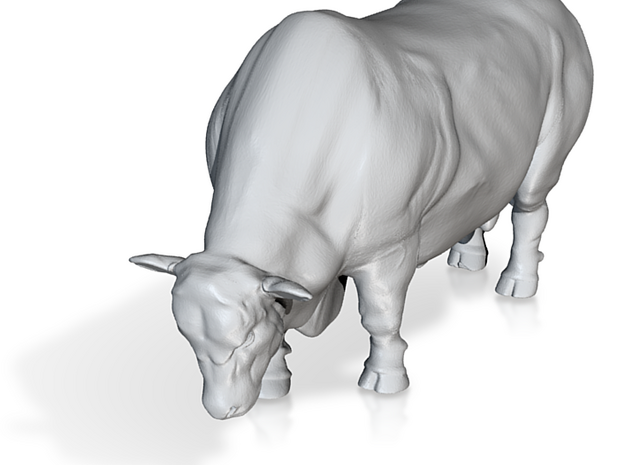 1/64 grazing angus bull in Tan Fine Detail Plastic