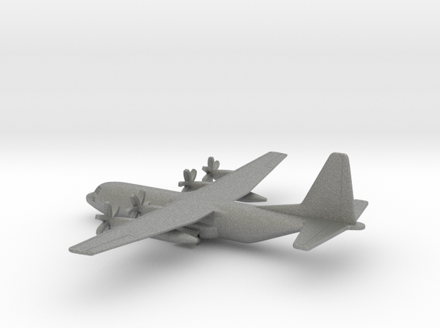 Lockheed C-130J-30 Super Hercules in Gray PA12: 1:400