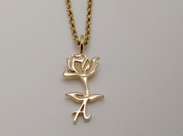 ROSE A elegance in 14K Yellow Gold