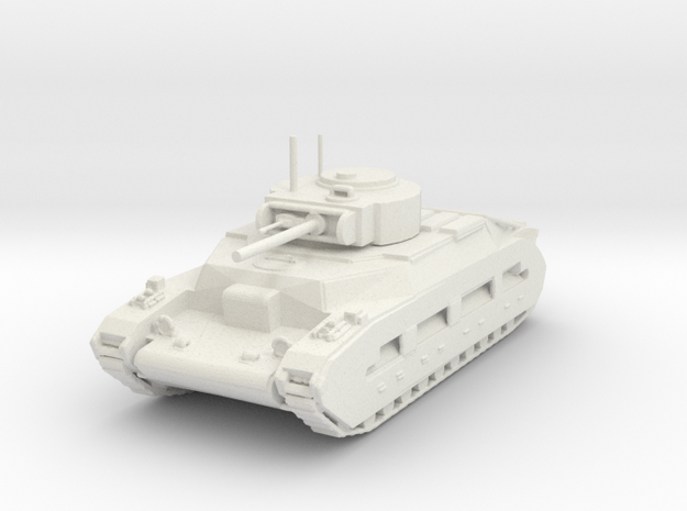 1/87 Scale Matilda II Tank in White Natural Versatile Plastic