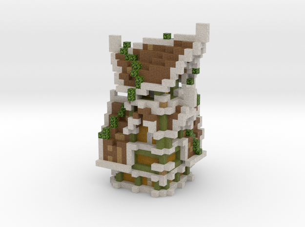 Minecraft Elven Style House in Natural Full Color Sandstone